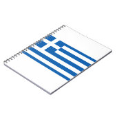 ギリシャ国旗 ノートブック (左側)