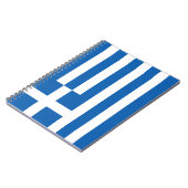ギリシャ国旗 ノートブック (左側)