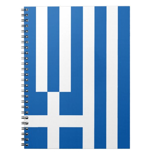 ギリシャ国旗 ノートブック (正面)