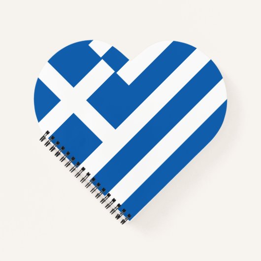 ギリシャ国旗 ノートブック (正面)