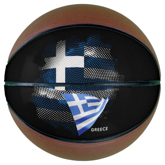ギリシャ国旗 バスケットボール (正面)