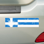 ギリシャ国旗 バンパーステッカー (車上)