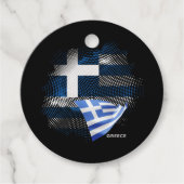 ギリシャ国旗 フェイバータグ (正面)