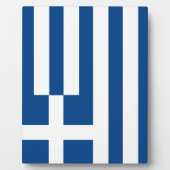 ギリシャ国旗 フォトプラーク (正面)