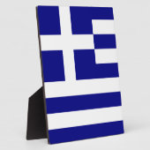 ギリシャ国旗 フォトプラーク (側面)