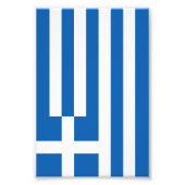 ギリシャ国旗 フォトプリント            (正面)