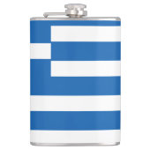 ギリシャ国旗 フラスク (正面)