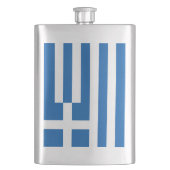 ギリシャ国旗 フラスク (正面)