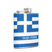 ギリシャ国旗 フラスク (右)