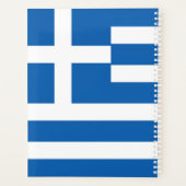 ギリシャ国旗 プランナー手帳 (裏面)