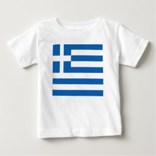 ギリシャ国旗 ベビーTシャツ
