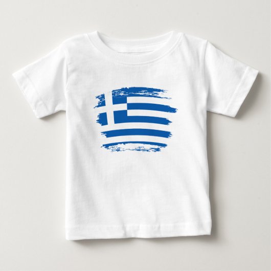 ギリシャ国旗 ベビーTシャツ (正面)
