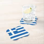 ギリシャ国旗 ペーパーコースター (インサイチュ)