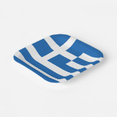 ギリシャ国旗 ペーパープレート (傾斜あり)