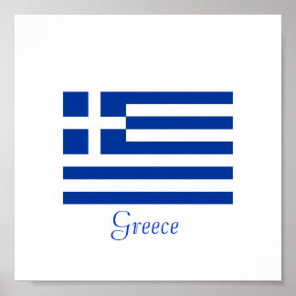 ギリシャ国旗 ポスター