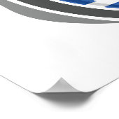 ギリシャ国旗 ポスター (角)