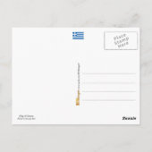 ギリシャ国旗 ポストカード (裏面)