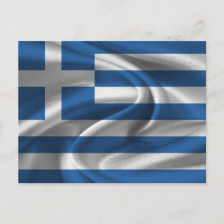 ギリシャ国旗 ポストカード
