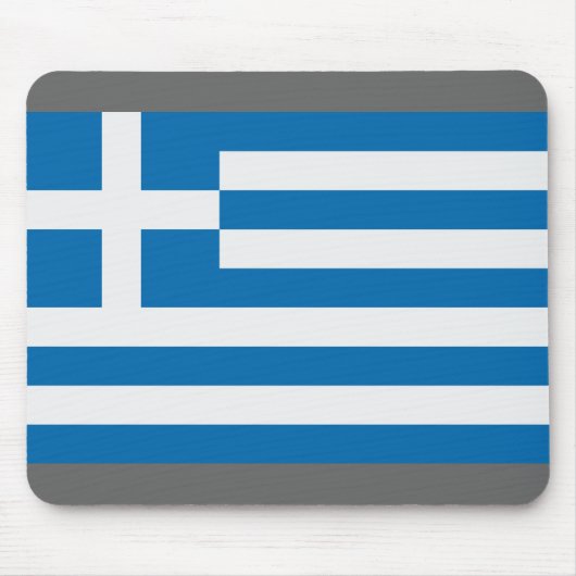 ギリシャ国旗 マウスパッド (正面)
