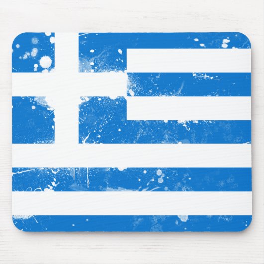 ギリシャ国旗 マウスパッド (正面)