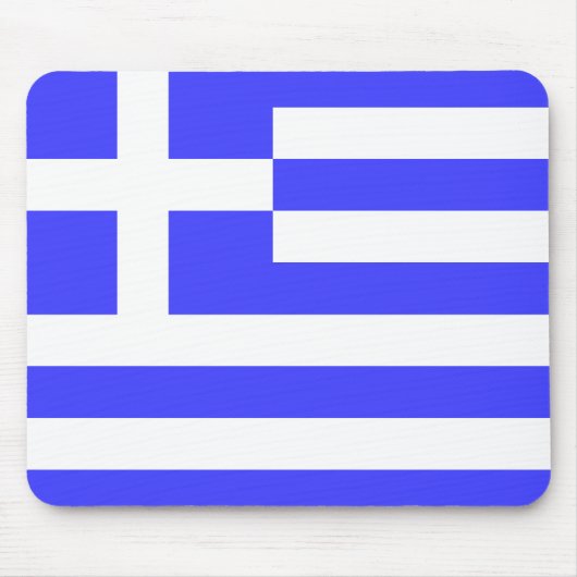 ギリシャ国旗 マウスパッド (正面)