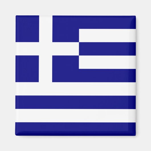 ギリシャ国旗 マグネット (正面)