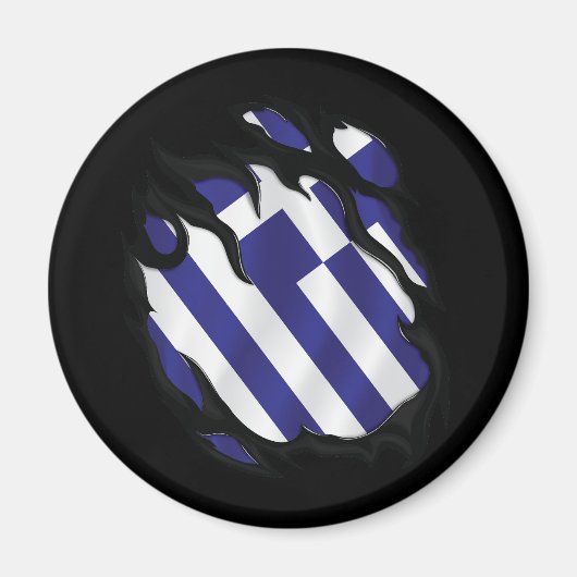 ギリシャ国旗 マグネット (正面)