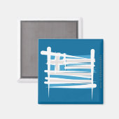 ギリシャ国旗 マグネット (正面/裏面)