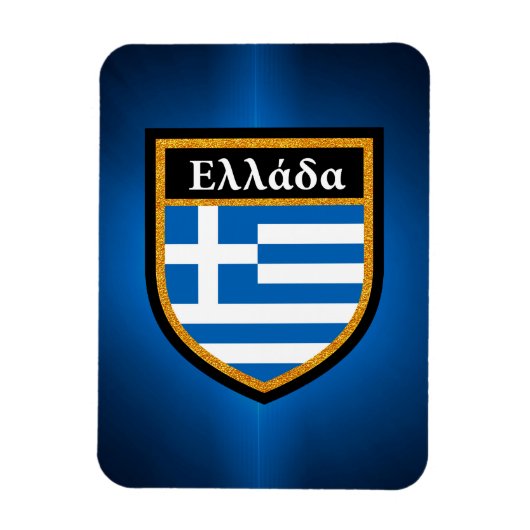 ギリシャ国旗 マグネット (縦)