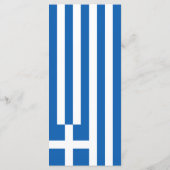 ギリシャ国旗 メニュー (裏面)