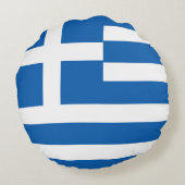 ギリシャ国旗 ラウンドクッション (裏面)