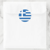 ギリシャ国旗 ラウンドシール (バッグ)