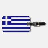ギリシャ国旗 ラゲッジタグ (正面横)