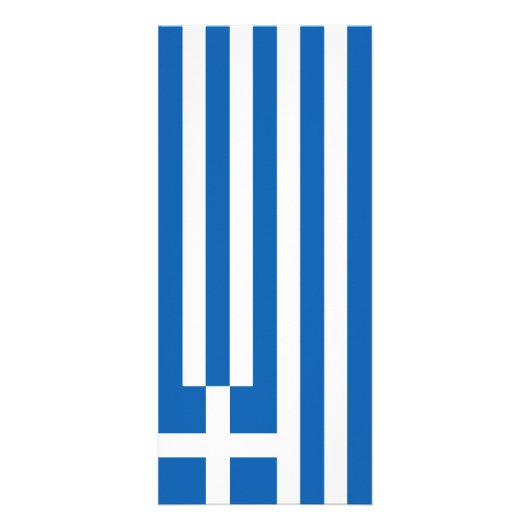 ギリシャ国旗 ラックカード (正面)