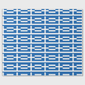 ギリシャ国旗 ラッピングペーパー (フラット)