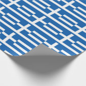 ギリシャ国旗 ラッピングペーパー (角)