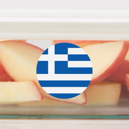 ギリシャ国旗 ラベル (貼付)