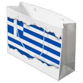 ギリシャ国旗 ラージペーパーバッグ (裏面アングル)