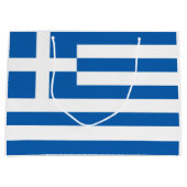 ギリシャ国旗 ラージペーパーバッグ (正面)