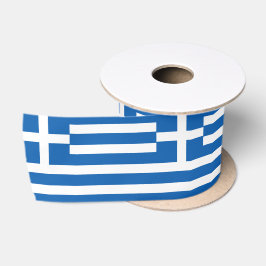ギリシャ国旗 リボン 母国愛 スポーツ サテンリボン