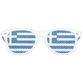 ギリシャ国旗 レトロサングラス