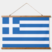 ギリシャ国旗 吊り下げ型タペストリー (正面2)
