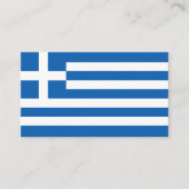 ギリシャ国旗 名刺 (正面)