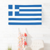ギリシャ国旗 横断幕 (インサイチュ)