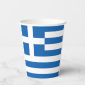 ギリシャ国旗 紙コップ (裏面)