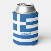 ギリシャ国旗 缶クーラー (缶裏面)
