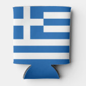 ギリシャ国旗 缶クーラー (正面)