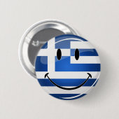 ギリシャ国旗 缶バッジ (正面&裏面)