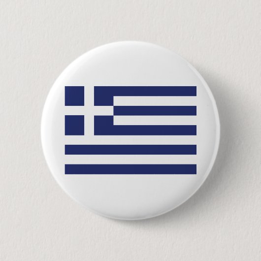 ギリシャ国旗 缶バッジ (正面)
