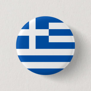 ギリシャ国旗 缶バッジ